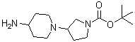 CAS#: 885274-87-3, 2-Methyl-2-propanyl 3-(4-amino-1-piperidinyl)-1-pyrrolidinecarboxylate