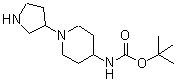 CAS#: 885274-91-9, 2-Methyl-2-propanyl [1-(3-pyrrolidinyl)-4-piperidinyl]carbamate