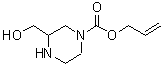 CAS 登录号：885275-39-8， 3-(羟基甲基)-1-哌嗪羧酸烯丙酯