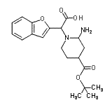 CAS#: 885275-46-7, (2-Amino-4-{[(2-methyl-2-propanyl)oxy]carbonyl}-1-piperidinyl)(1-benzofuran-2-yl)acetic acid