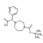 CAS#: 885275-68-3, (4-{[(2-Methyl-2-propanyl)oxy]carbonyl}-1,4-diazepan-1-yl)(3-pyridinyl)acetic acid