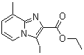CAS#: 885276-44-8, Ethyl 3-iodo-8-methylimidazo[1,2-a]pyridine-2-carboxylate