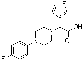 CAS#: 885276-75-5, [4-(4-Fluorophenyl)-1-piperazinyl](3-thienyl)acetic acid