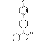 CAS#: 885276-88-0, [4-(4-Chlorophenyl)-1-piperazinyl](3-pyridinyl)acetic acid