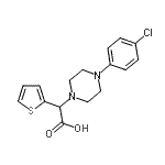CAS#: 885276-92-6, [4-(4-Chlorophenyl)-1-piperazinyl](2-thienyl)acetic acid