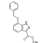 CAS#: 885278-65-9, Methyl 7-(benzyloxy)-1H-indazole-3-carboxylate