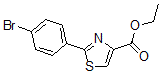CAS 登录号：885278-75-1， 2-(4-溴苯基)-4-噻唑羧酸乙酯