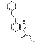 CAS#: 885278-92-2, Ethyl 7-(benzyloxy)-1H-indazole-3-carboxylate
