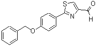 CAS#: 885278-93-3, 2-[4-(Benzyloxy)phenyl]-1,3-thiazole-4-carbaldehyde