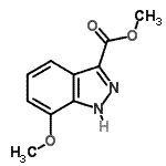 CAS#: 885278-95-5, Methyl 7-methoxy-1H-indazole-3-carboxylate