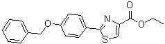 CAS 登录号：885279-35-6， 2-[4-(苄氧基)苯基]-1,3-噻唑-4-羧酸乙酯