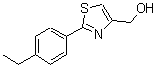CAS#: 885280-43-3, [2-(4-ethylphenyl)thiazol-4-yl]methanol