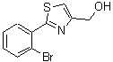 CAS 登录号：885280-50-2， [2-(2-溴苯基)-1,3-噻唑-4-基]甲醇