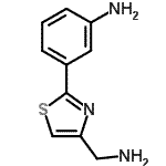 CAS#: 885280-76-2, 3-[4-(Aminomethyl)-1,3-thiazol-2-yl]aniline