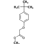 CAS 登录号：88530-52-3， 甲基[4-(2-甲基-2-丙基)苯氧基]乙酸酯