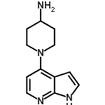 CAS#: 885499-57-0, 1-(1H-Pyrrolo[2,3-b]pyridin-4-yl)-4-piperidinamine