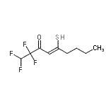 CAS#: 88552-00-5, (4Z)-1,1,2,2-Tetrafluoro-5-sulfanyl-4-nonen-3-one