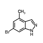 CAS#: 885520-98-9, 6-Bromo-4-methyl-1H-indazole