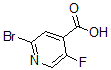 CAS#: 885588-12-5, 2-Bromo-5-Fluoro-4-Pyridinecarboxylic Acid