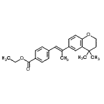 CAS#: 88579-28-6, Ethyl 4-[(1E)-2-(4,4-dimethyl-3,4-dihydro-2H-chromen-6-yl)-1-propen-1-yl]benzoate