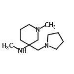 CAS#: 885951-11-1, N,1-Dimethyl-3-(1-pyrrolidinylmethyl)-3-piperidinamine