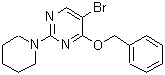 CAS#: 885952-22-7, 4-(Benzyloxy)-5-bromo-2-(1-piperidinyl)pyrimidine