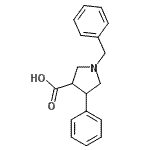 CAS#: 885958-91-8, 1-Benzyl-4-phenyl-3-pyrrolidinecarboxylic acid