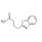 CAS#: 88611-57-8, 5-(1,3-Benzothiazol-2-yl)-2-pentanone