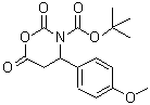 CAS 登录号：886362-61-4， 4-(4-甲氧基苯基)-2,6-二氧代-1,3-恶嗪烷-3-羧酸叔丁酯