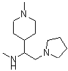 CAS 登录号：886362-99-8， N-甲基-1-(1-甲基-4-哌啶基)-2-(1-吡咯烷基)乙胺