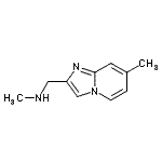 CAS#: 886363-05-9, N-Methyl-1-(7-methylimidazo[1,2-a]pyridin-2-yl)methanamine