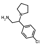 CAS 登录号：886364-00-7， 2-(4-氯苯基)-2-(1-吡咯烷基)乙胺