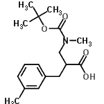 CAS#: 886364-81-4, 2-(3-Methylbenzyl)-3-(methyl{[(2-methyl-2-propanyl)oxy]carbonyl}amino)propanoic acid