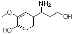 CAS#: 886366-29-6, 4-(1-Amino-3-hydroxypropyl)-2-methoxyphenol