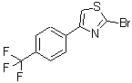CAS 登录号：886367-52-8， 2-溴-4-[4-(三氟甲基)苯基]-1,3-噻唑