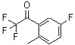 CAS#: 886369-93-3, 2,2,2-trifluoro-1-(5-fluoro-2-methyl-phenyl)ethanone