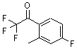 CAS#: 886370-02-1, 2,2,2-Trifluoro-1-(4-fluoro-2-methylphenyl)ethanone