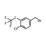CAS 登录号：886503-38-4， 4-(溴甲基)-1-氯-2-[(三氟甲基)硫基]苯