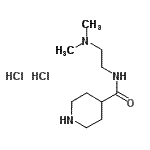 CAS#: 886504-63-8, N-[2-(Dimethylamino)ethyl]-4-piperidinecarboxamide dihydrochloride