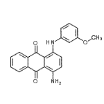 CAS#: 88653-15-0, 1-Amino-4-[(3-methoxyphenyl)amino]-9,10-anthraquinone