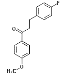 CAS#: 886620-76-4, 3-(4-Fluorophenyl)-1-(4-methoxyphenyl)-1-propanone