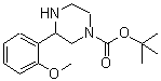 CAS#: 886768-01-0, 2-Methyl-2-propanyl 3-(2-methoxyphenyl)-1-piperazinecarboxylate
