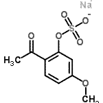 CAS 登录号：88678-17-5， 钠2-乙酰基-5-甲氧基苯基硫酸盐