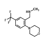 CAS 登录号：886851-52-1， N-甲基-1-[2-(4-吗啉基)-5-(三氟甲基)苯基]甲胺