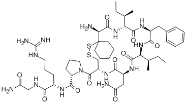 CAS#: 88686-53-7, beta-Mercapto-beta,beta-Cyclopentamethylene-Propionyl-D-Ile-Phe-Ile-Asn-Cys-Pro-Arg-Gly-NH2