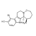 CAS#: 88704-51-2, (1S,13bS)-1-Amino-9-bromo-1,2,7,8,13,13b-hexahydro[1,6,2]oxathiazepino[2',3':1,2]pyrido[3,4-b]indol-10-ol