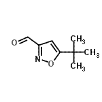 CAS#: 88721-64-6, 5-(2-Methyl-2-propanyl)-1,2-oxazole-3-carbaldehyde