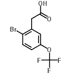 CAS 登录号：887266-81-1， [2-溴-5-(三氟甲氧基)苯基]乙酸