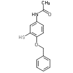 CAS#: 887352-92-3, N-[4-(Benzyloxy)-3-sulfanylphenyl]acetamide