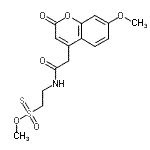 CAS#: 887406-79-3, N-[2-Methanethiosulfonylethyl]-7-Methoxycoumarin-4-Acetamide